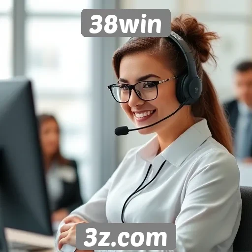 Atendimento ao cliente no site 38win