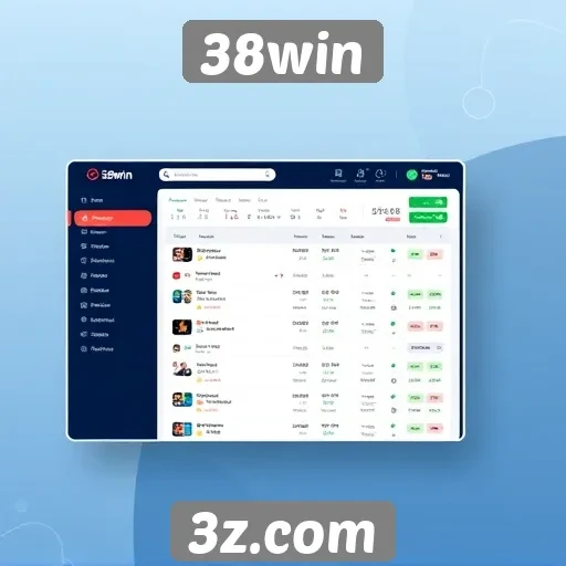 Interface e experiência do usuário no 38win
